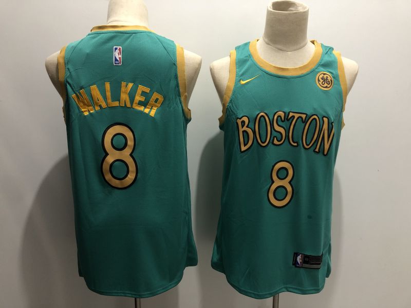 Men Boston Celtics 8 Walker Green Game Nike NBA Jerseys